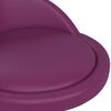 vidaXL Cadeiras de jantar girat&oacute;rias 2 pcs couro artificial roxo