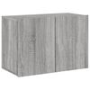 vidaXL M&oacute;vel de parede para TV 60x30x41 cm cinzento sonoma