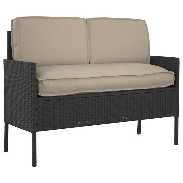 vidaXL Conjunto de Almofadas 3 pcs Cinzento-acastanhado Tecido Oxford