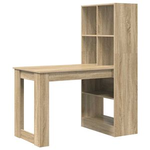 vidaXL Mesa Carvalho Sonoma Derivados de Madeira 122 x 67 x 145 cm