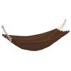 vidaXL Rede de dormir dobr&aacute;vel 2 pessoas 360x150 cm castanho