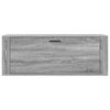 vidaXL Sapateira de parede 100x35x38 cm derivados madeira cinza sonoma