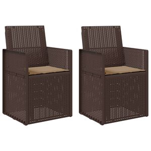 vidaXL Cadeiras de Jantar para Jardim 2 unid. PP