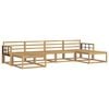 vidaXL Conjunto de Sof&aacute;s para Exterior 6 pcs Branco