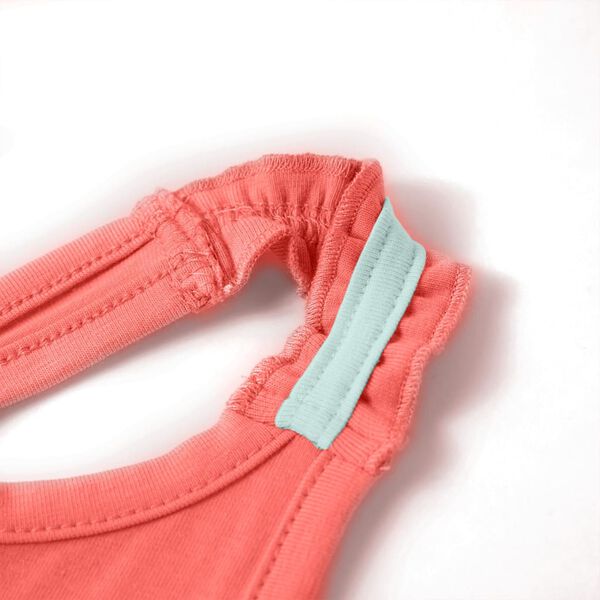 T-shirt de al&ccedil;as para crian&ccedil;a coral 104