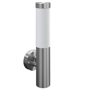 vidaXL Candeeiro de parede RVS p/ interior e exterior &agrave; prova de &aacute;gua