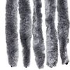 vidaXL Cortina anti-insetos 100x200 cm chenille prateado