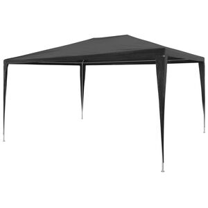 vidaXL Tenda para festas 3x4 m PE antracite