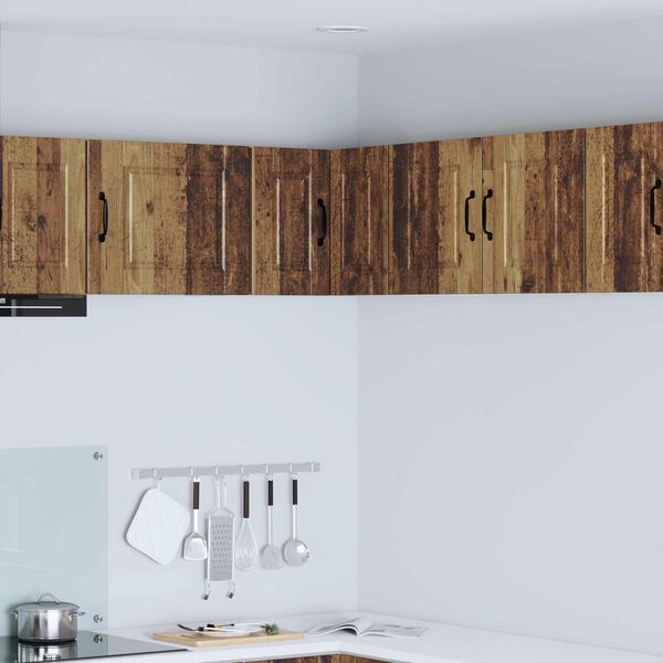 vidaXL Arm&aacute;rio de Cozinha com porta Madeira antiga 57 x 57 x 40 cm