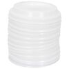 vidaXL Tampas para copos caf&eacute; papel &Oslash;60 mm 4oz 1000 un pl&aacute;stico branco