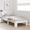 vidaXL Estrutura da Cama Branco 75 x 190 cm Madeira de Pinheiro Sólida
