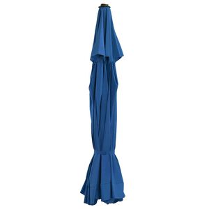 vidaXL Tecido de substitui&ccedil;&atilde;o p/ guarda-sol exterior 515 cm azul-ciano
