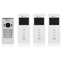 Smartwares Videoporteiro 3 apartamentos 20,5x8,6x2,1 cm branco