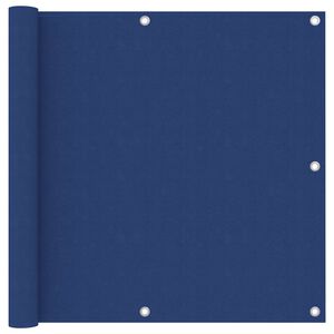 vidaXL Tela de varanda 90x500 cm tecido Oxford azul