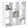 vidaXL Estante 102x32x102 cm derivados de madeira branco