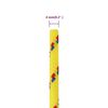 vidaXL Corda de barco 4 mm 25 m polipropileno amarelo