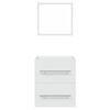vidaXL Arm&aacute;rio de casa de banho com espelho 41x38,5x48 cm branco