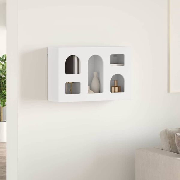 vidaXL Arm&aacute;rio suspenso Branco 60 x 20 x 40 cm Madeira processada