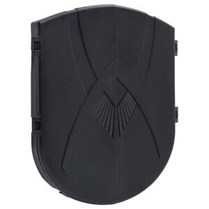 vidaXL Alvo de dardos el&eacute;trico com dardos polipropileno preto