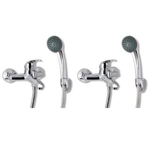 vidaXL Chuveiros misturadores 2 pcs