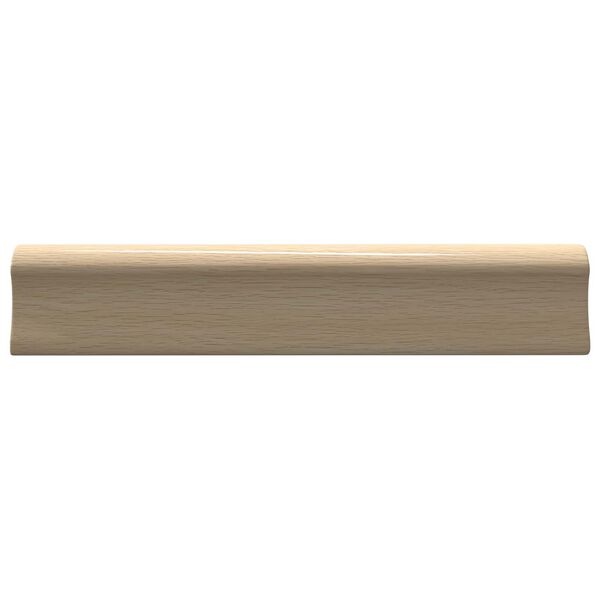 vidaXL Cabo Reto 12 pcs Cor de Madeira Natural 130 x 25 x 30 mm