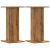 vidaXL Suportes p/ plantas 2 pcs 30x30x60 cm derivados de madeira