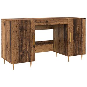 vidaXL Mesa Madeira antiga Derivados de madeira 140 x 50 x 75 cm