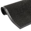 vidaXL Tapete de entrada tufado 60x180 cm preto