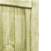 vidaXL Portões de jardim 2 pcs 300x75 cm pinho impregnado