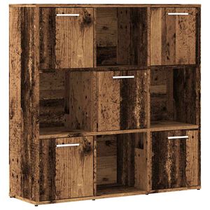 vidaXL Prateleiras p/ estante 90x28x90 cm deriv. madeira madeira velha