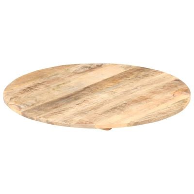 vidaXL Tampo de mesa redondo madeira mangueira maciça 15-16 mm 70 cm