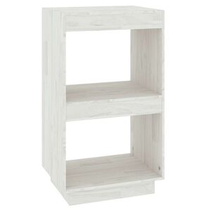 vidaXL Estante 40x35x71 cm pinho maci&ccedil;o branco