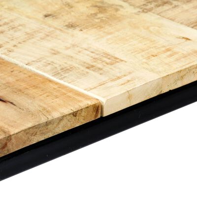 vidaXL Mesa de jantar 180x90x75 cm madeira de mangueira maciça áspera