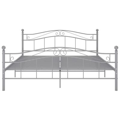 vidaXL Estrutura de cama 180x200 cm metal cinzento