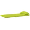 vidaXL Almofadas de cadeira 2 pcs Verde brilhante. 58 x 77 x 4,5 cm