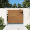 vidaXL Port&atilde;o de jardim 85x75 cm a&ccedil;o corten