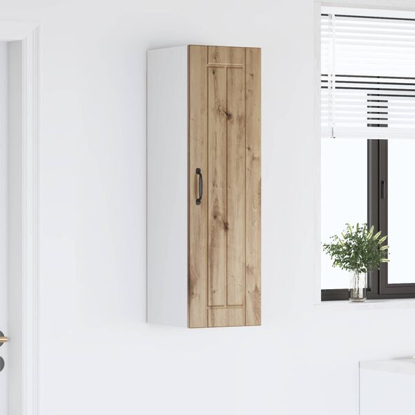 vidaXL Arm&aacute;rio de Cozinha Carvalho Artesanal 30 x 31 x 100 cm