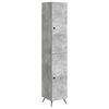vidaXL Conjunto de Gabinete 2 pcs Cinzento Cimento