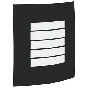 vidaXL Luz de Parede para Exterior Preto 23,5 x 9 x 26 cm