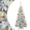 vidaXL &Aacute;rvore de Natal Articulada Artificial Branco 180 cm PE e PVC