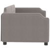 vidaXL Sof&aacute;-cama 80x200 cm tecido cinzento-acastanhado