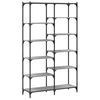 vidaXL Estante 100x32x170 cm derivados de madeira e ferro cinza sonoma