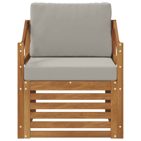 vidaXL Conjunto de Sof&aacute;s para Exterior Natural 67 x 63 x 73 cm