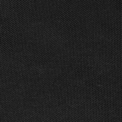 vidaXL Para-sol estilo vela tecido oxford trapézio 4/5x4 m preto