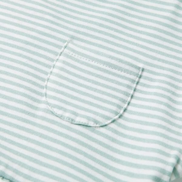 Vestido para criança de mangas com folhos menta 140