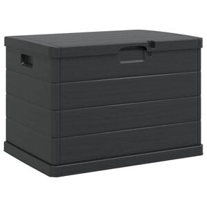 vidaXL Caixa de Armazenamento para Jardim Pl&aacute;stico 77,5 x 54,5 x 53 cm
