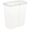 vidaXL Lixeira Branco 48,5 x 28 x 51 cm PP