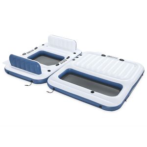 Bestway Ilha Flutuante Hydro-Force 2 unid. PVC Branco e Azul