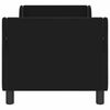 vidaXL Estrutura de Cama para Crian&ccedil;a com Cabeceira Preto 70 x 140 cm