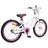 vidaXL Bicicleta Infantil 18 Polegadas para 5-7 anos Branco